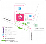 Киномакс, кинотеатр. Схема проезда.